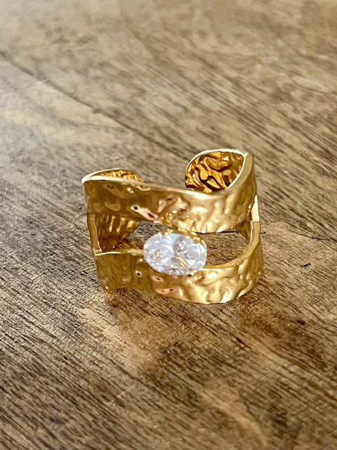 Bague Martelée