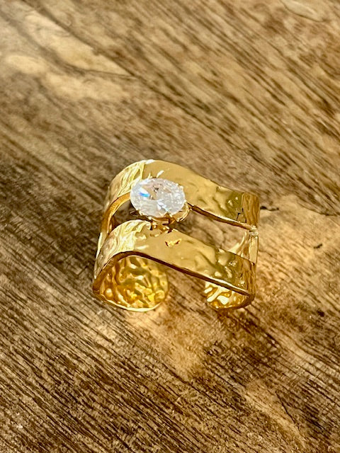 Bague Martelée