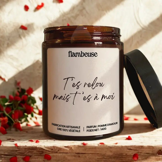 Bougie parfumée Senteur Caramel beurre salé - A moi