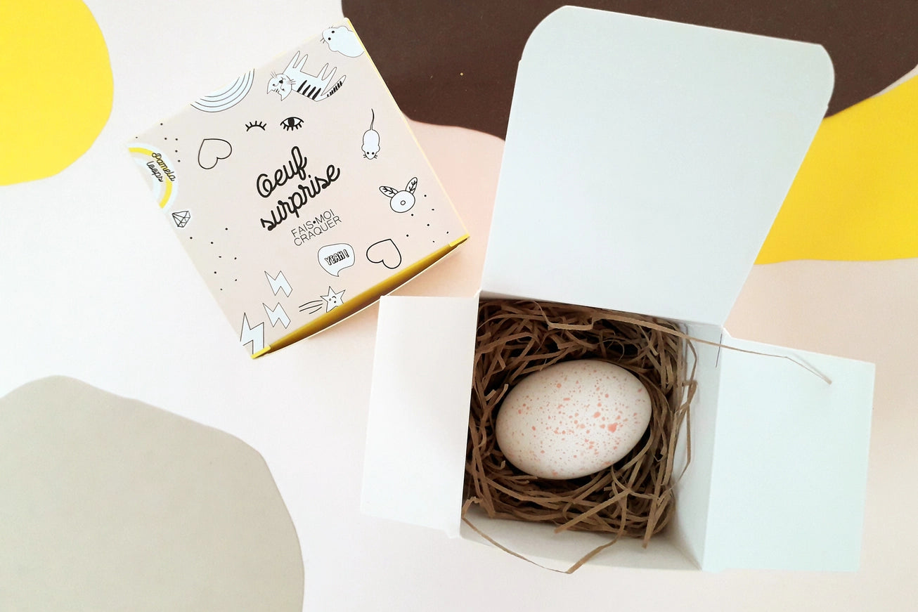 Oeuf message à craquer