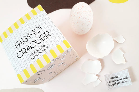 Oeuf message à craquer