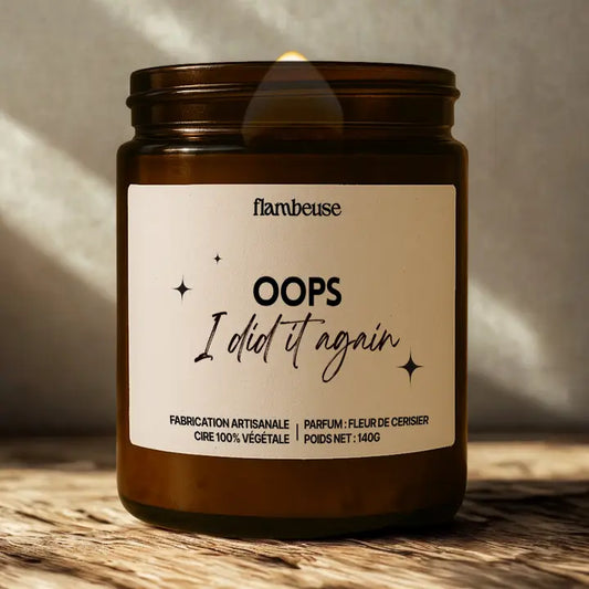 Bougie parfumée Senteur Monoï - Oops