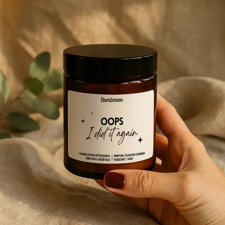 Bougie parfumée Senteur Monoï - Oops