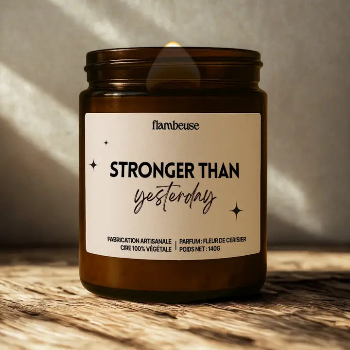 Bougie parfumée Senteur Caramel beurre salé - Stronger