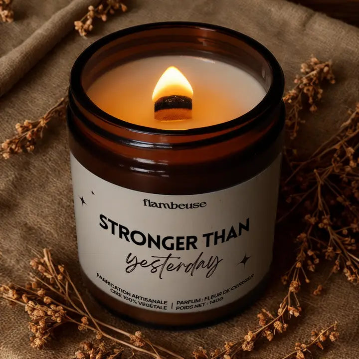 Bougie parfumée Senteur Caramel beurre salé - Stronger