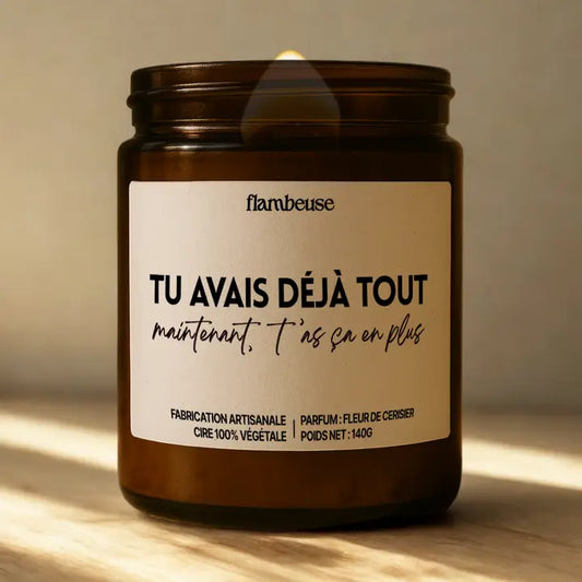 Bougie parfumée Senteur Fleurs de Cerisier